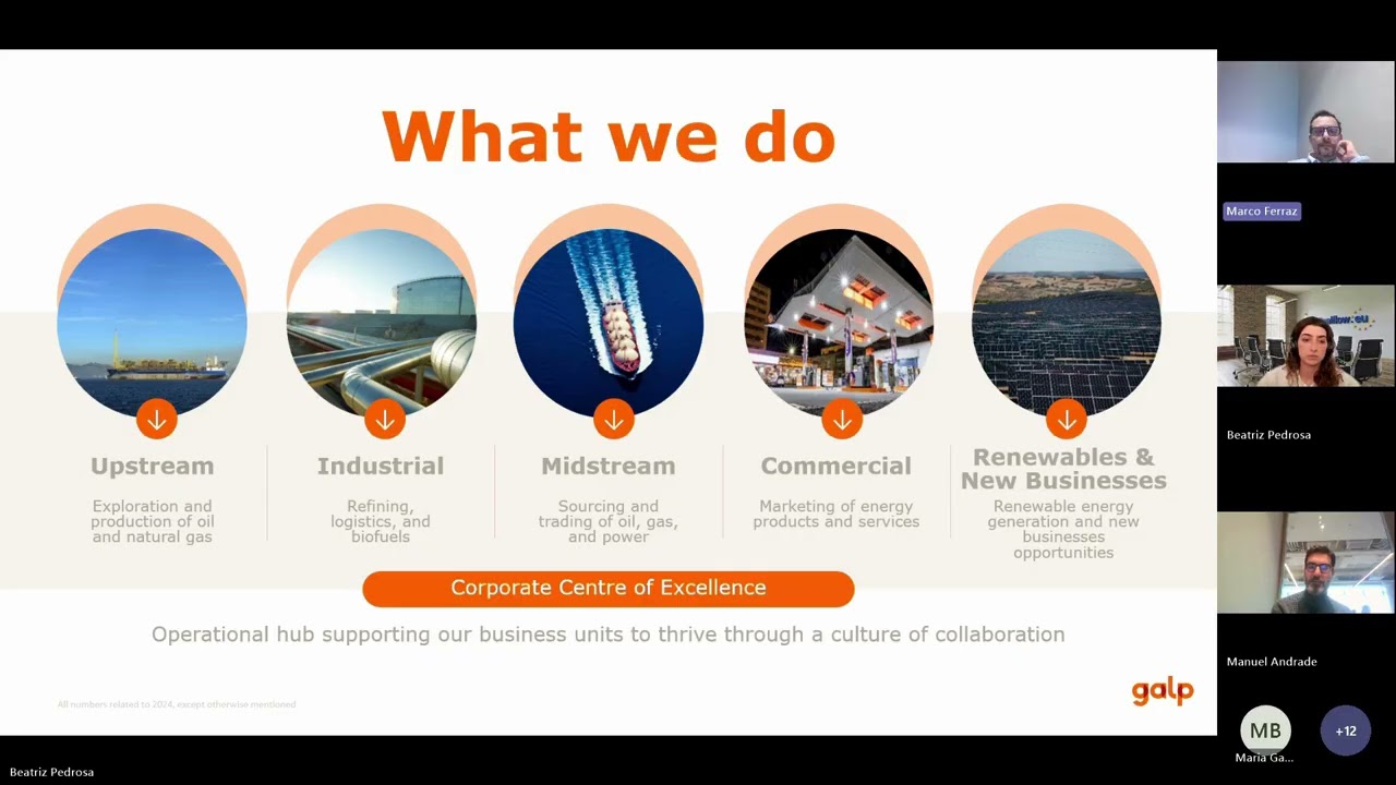 Galp Startup the Future - AMA Session on Industrial: Refinery Asset Integrity & Operations