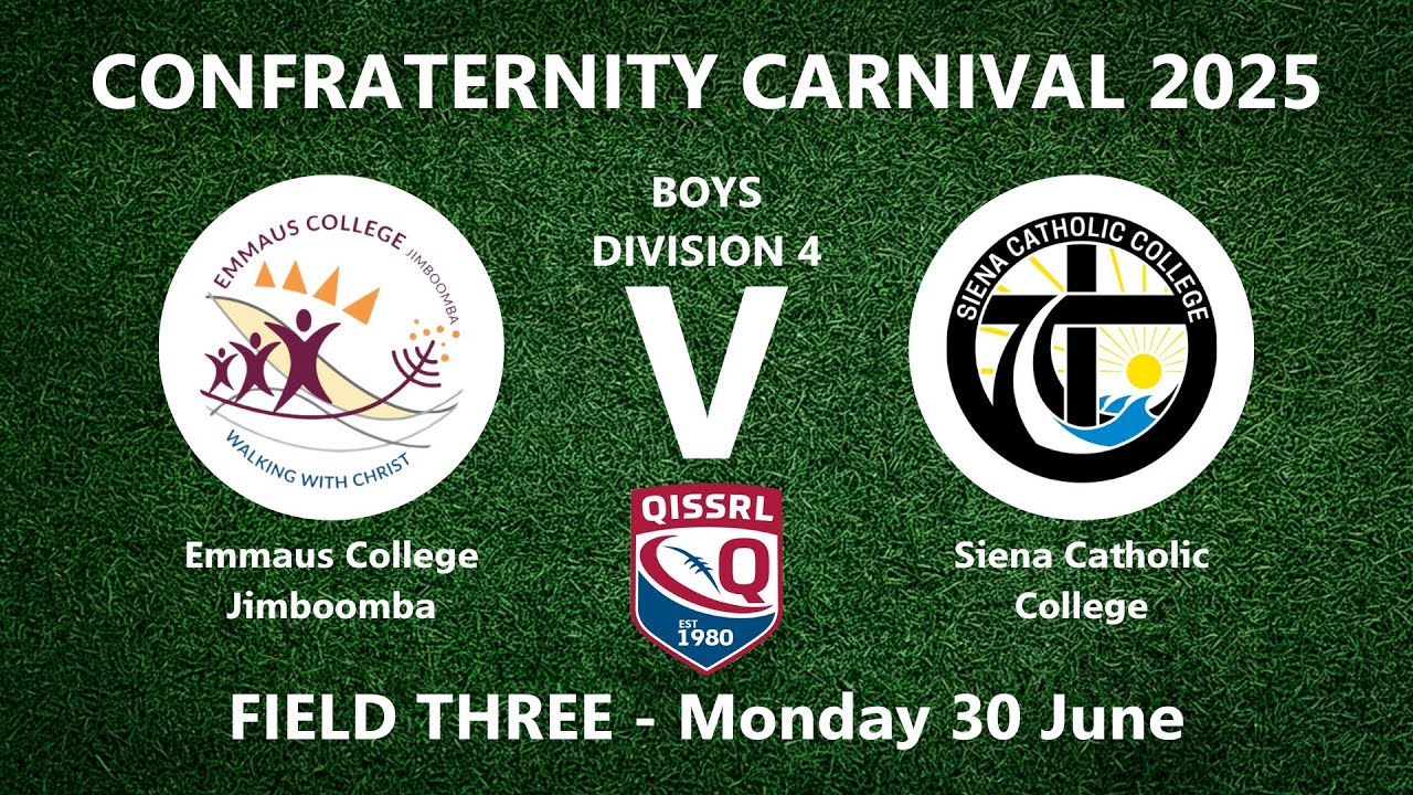 Boys Div 4 | Emmaus College Jimboomba v Siena Catholic College | Day 1 | Confraternity Carnival 2025