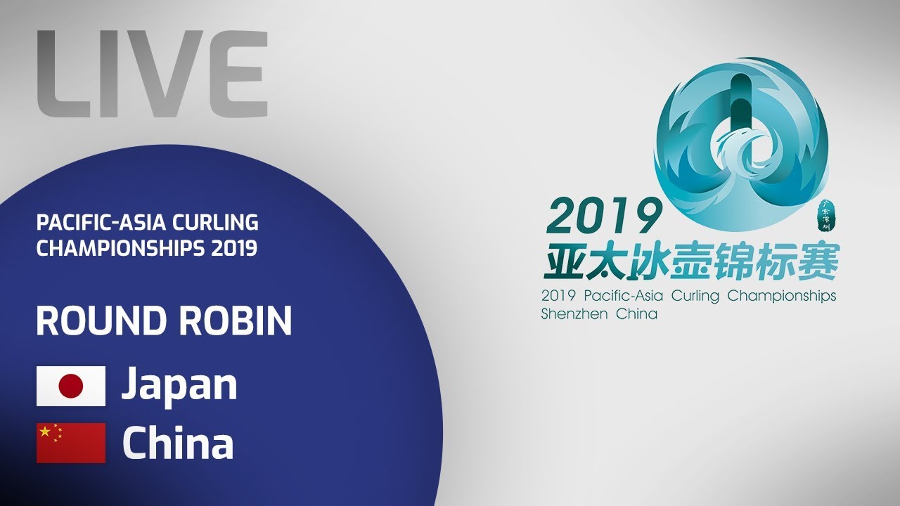 Japan v China - Men's Round Robin - Pacific-Asia Curling Championships 2019