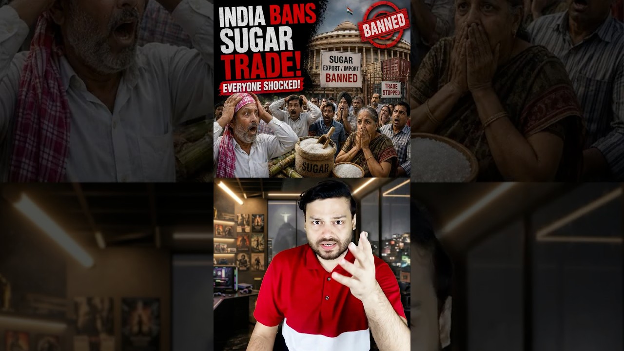 Today, Sugar Became A National Emergency in India - BAN ON EXPORTS Live! #shorts