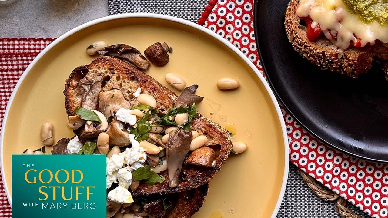 Mushrooms & Beans on Toast  | The Good Stuff with Mary Berg