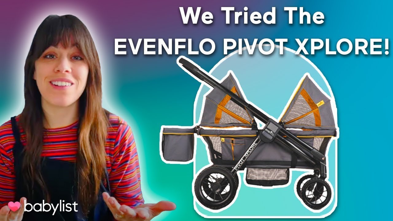 Обзор коляски Evenflo Pivot Xplore All-Terrain Stroller Wagon — Babylist