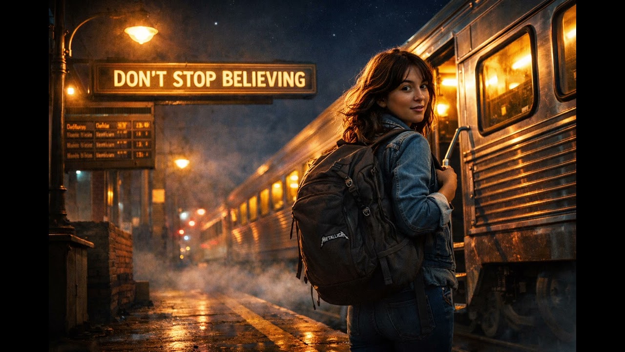 Don't stop believing (80's trash metal version)