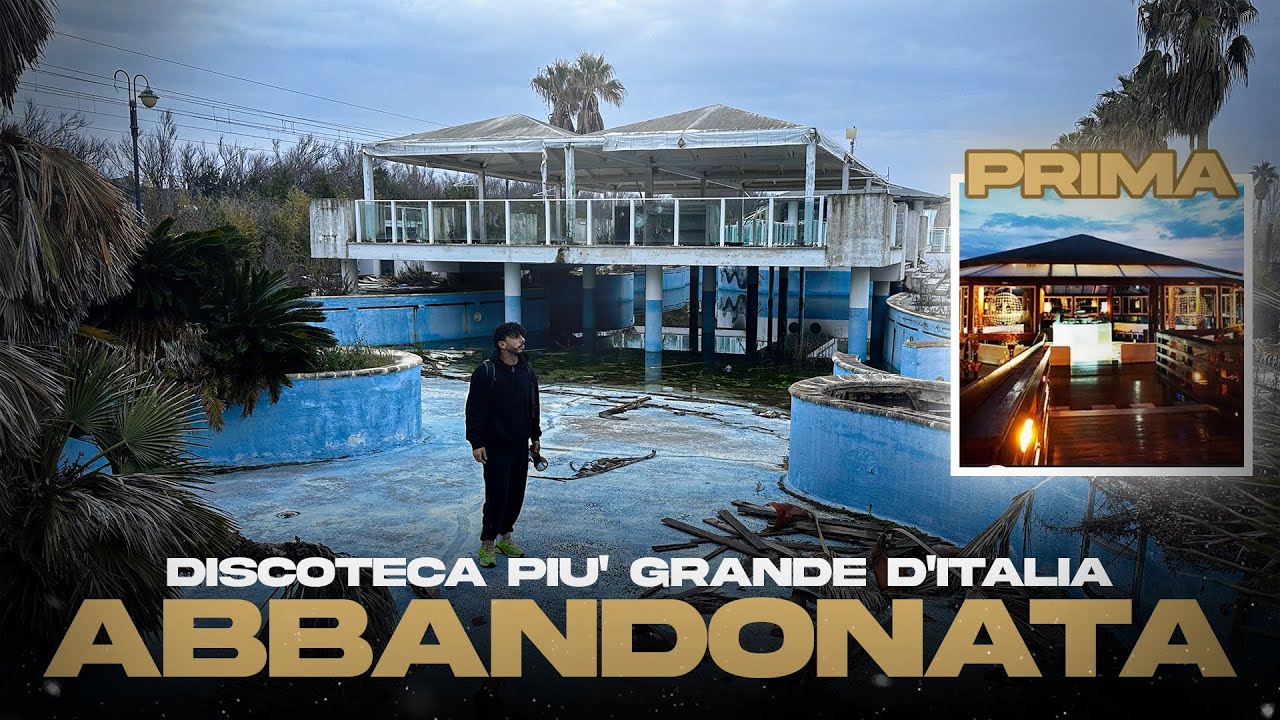 ENTRIAMO NELLA DISCOTECA ABBANDONATA PIÙ GRANDE D’ITALIA - TROVIAMO UN AUTO CON DEI COLPI DI PISTOLA
