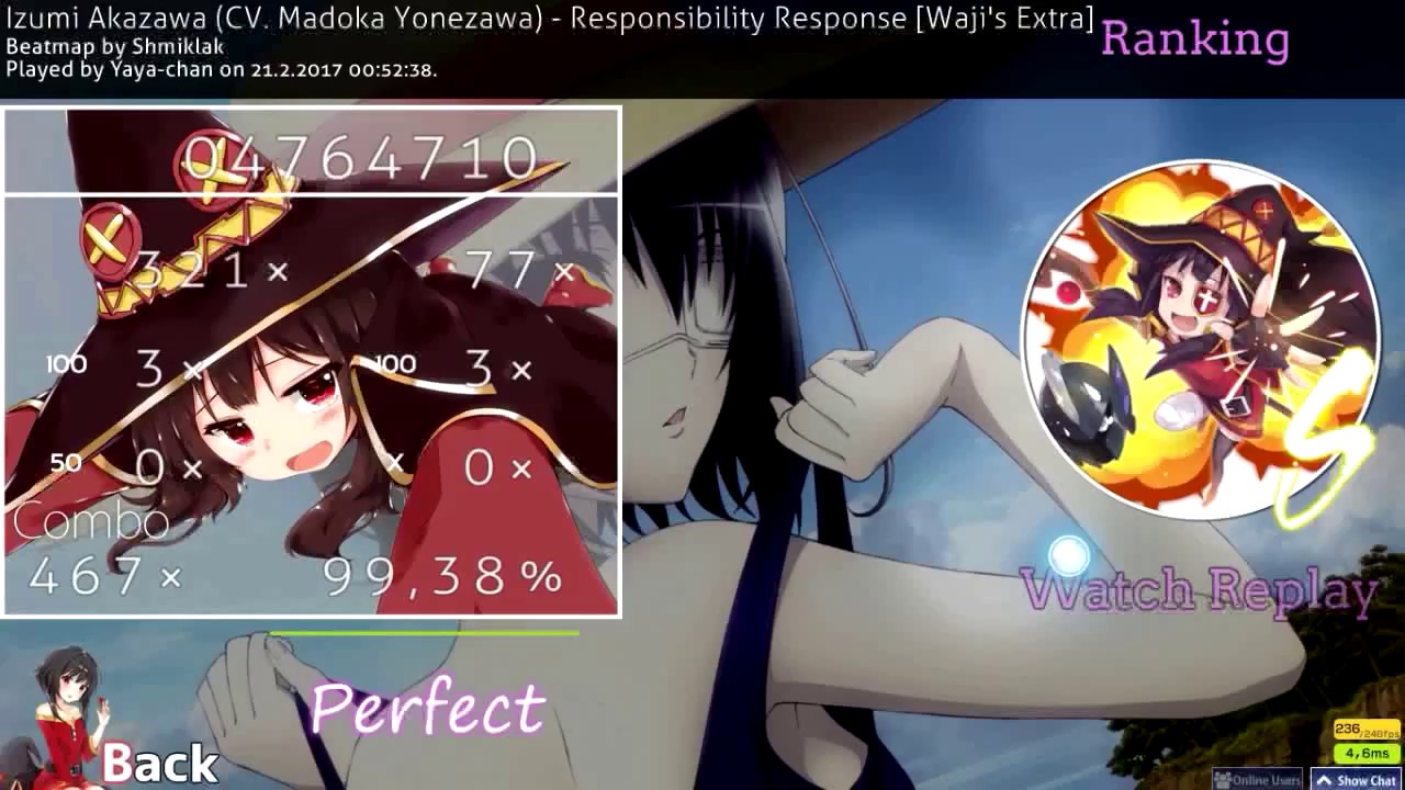 [Osu!] - Izumi Akazawa (CV. Madoka Yonezawa) - Responsibility Response [Waji's Extra] %99.38 FC