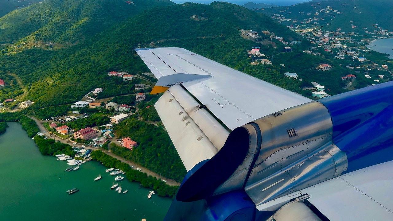 [4K] – Awesome British Virgin Islands Landing – InterCaribbean – Embraer EMB-120 – EIS – SCS 1453