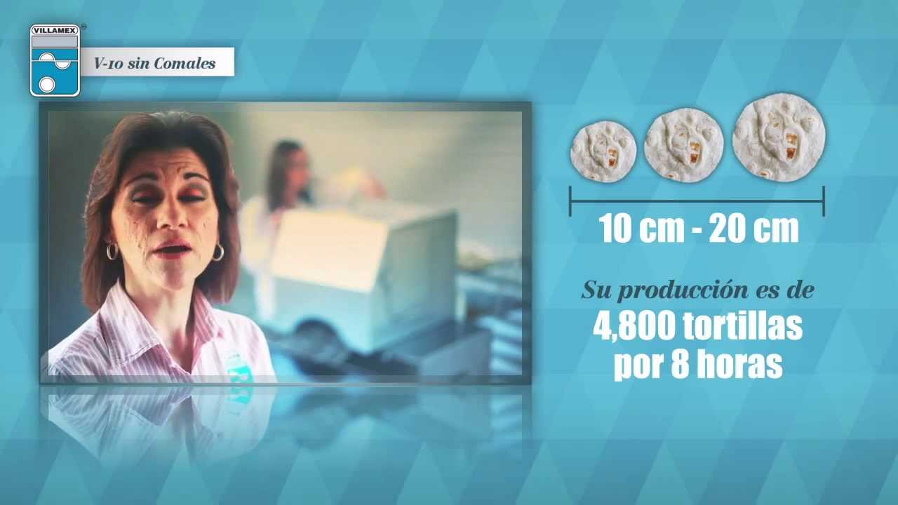 Maquina Villamex Modelo V-10 Sin Comales