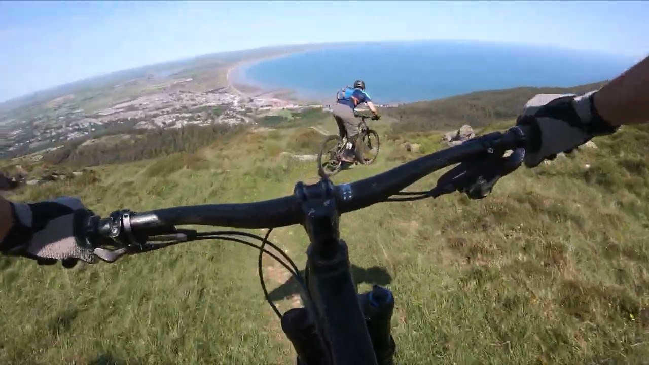 Slieve Commedagh Fiend summit mtb descent to Donard carpark