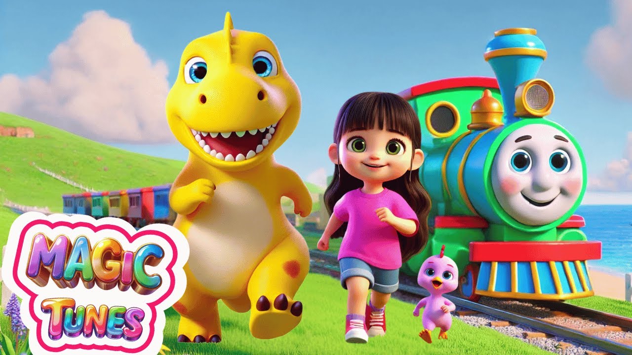 Roar & Dance With Us! | Happy Dinosaur Fun Kids Song 🎶🌈