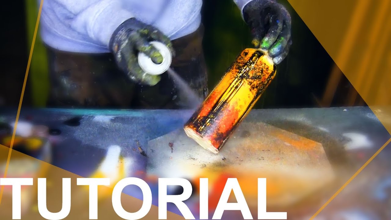 Tutorial: Flaschen bespr&uuml;hen (DEUTSCH)