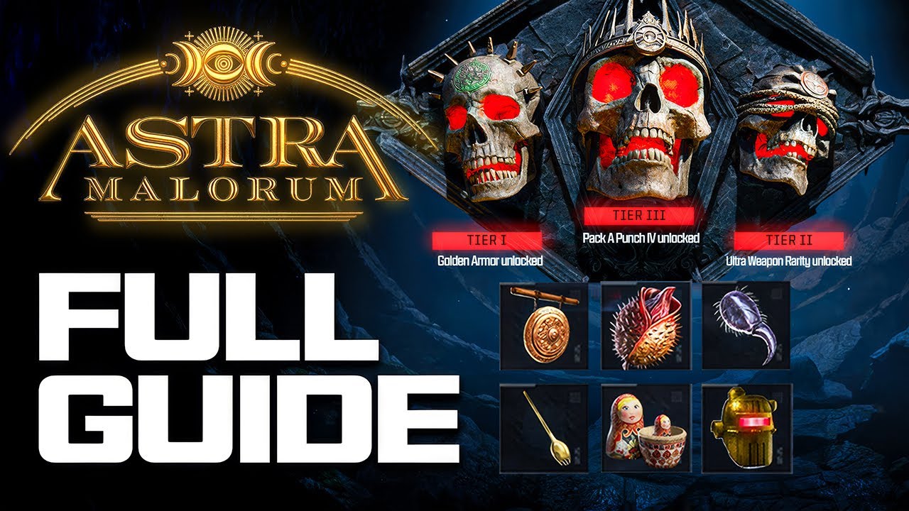 How To GET ALL 6 Cursed Relics in Astra Malorum ULTIMATE Guide! (Black Ops 7 Zombies)