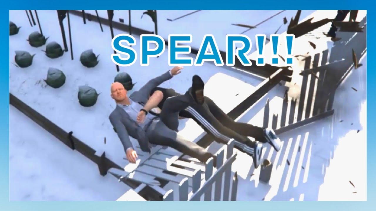 GTA 5 WWE Spears Compilation #7 | GTA 5 WWE Moves | GTA 5 WWE Mod