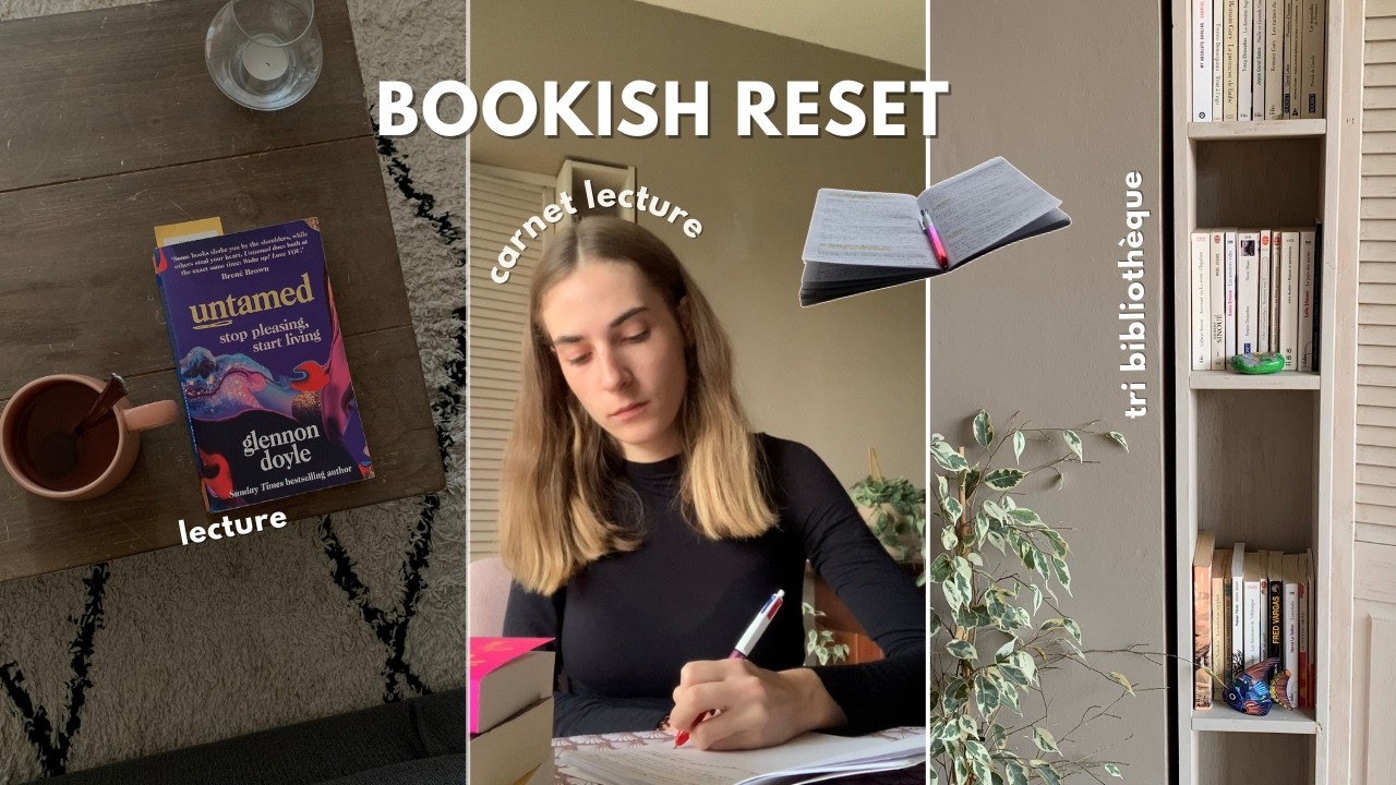 RESET livresque 📖 update lecture, tri de bibliothèque & carnet de lecture