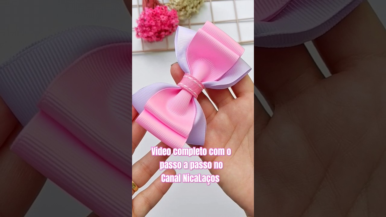 La&ccedil;o F&aacute;cil para iniciante. Lindo demais! #short