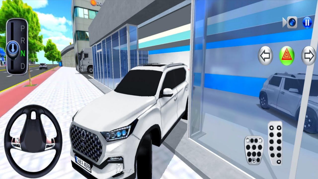 3d Driving Class - now sopar car ripiyarig N washing  - Android Gameplay