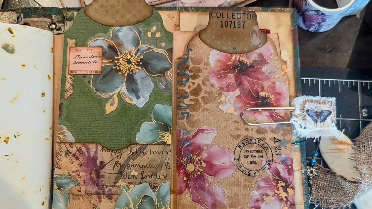 Triple Fold Tag with PET Stickers Without the Shine