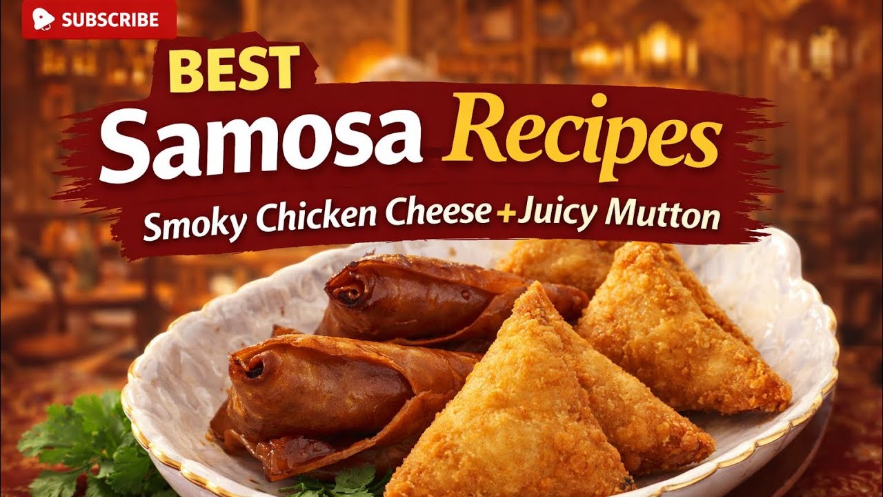 Ramzan series 2026 episode 3 Smoky Chicken Cheese Samosa & Mutton Samosa 😍 Crispy Iftar Must Try!