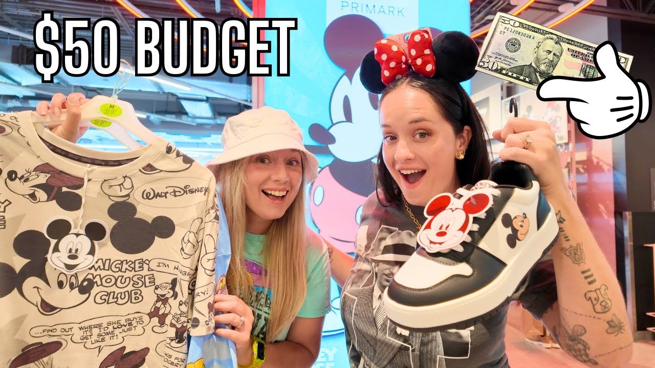 DISNEY С ОГРАНИЧЕННЫМ БЮДЖЕТОМ: потратьте 50 долларов в новом магазине PRIMARK в Disney World!