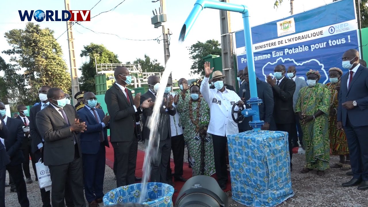 Bongouanou – Eau Potable : Alassane OUATTARA met en service l’unité de renforcement de la production