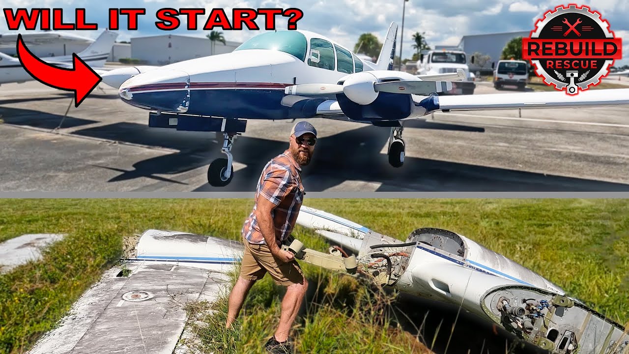 Did We Find Wings for The FREE Abandoned Airplane? Will the Parts Airplane Start ?!