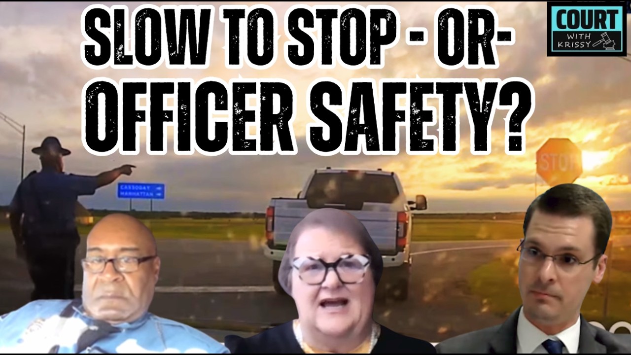 Traffic Court * Driver's Short Police Pursuit -OR- Officer Safety In Mind * Judge Webster & Regier *