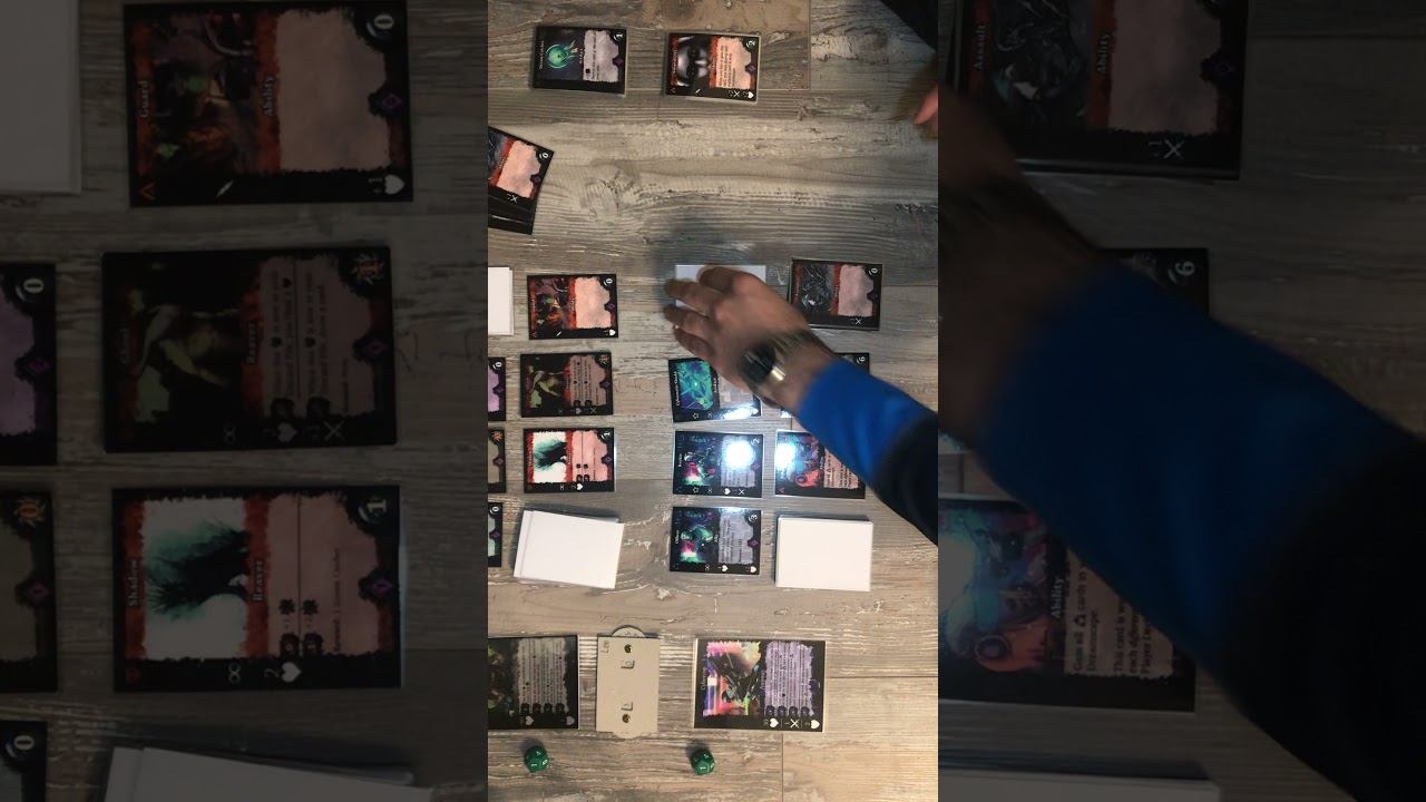 CardWeaver card game partial playthrough - Cybercop vs Necromancer part 1