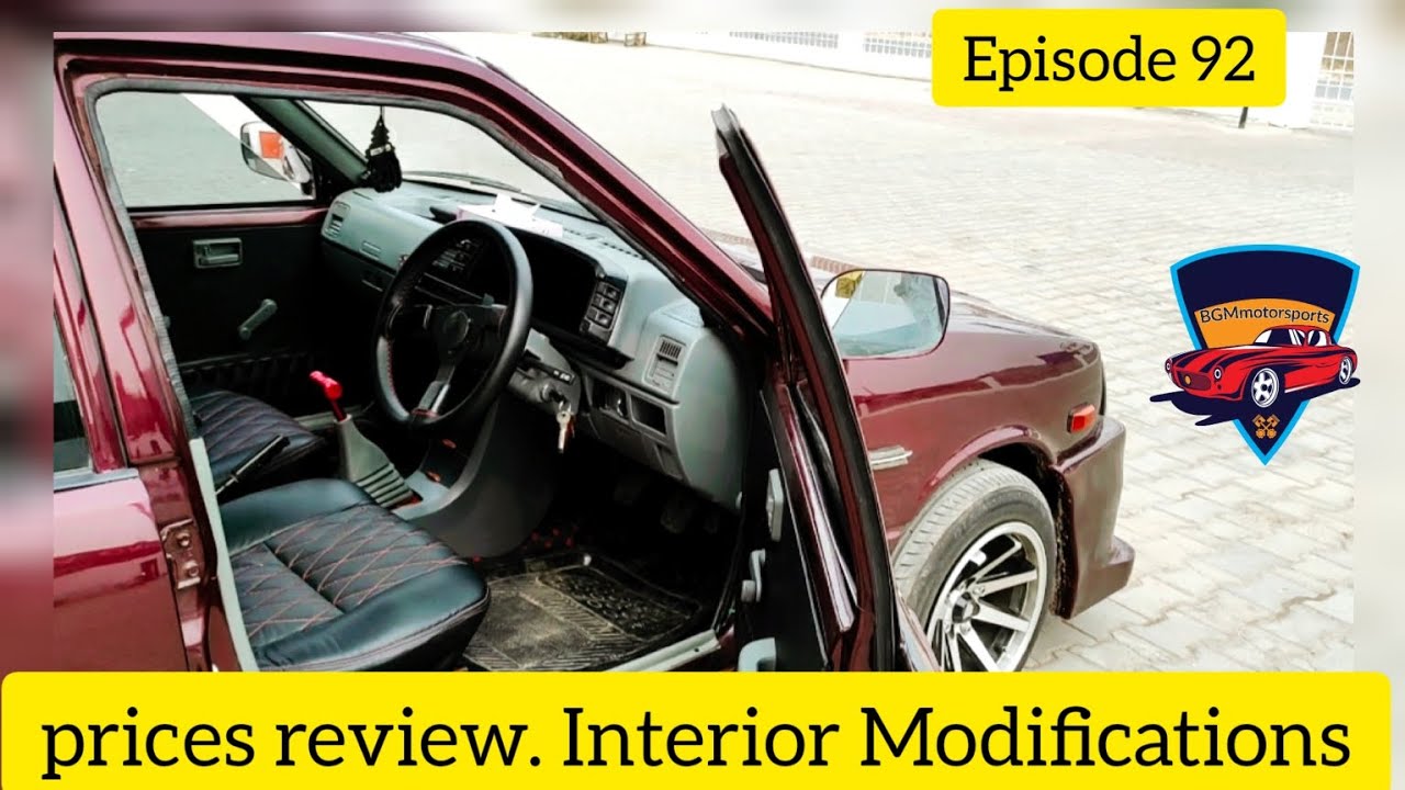 The Prices Review of Interior Modifications of Suzuki Khyber 1990. Episode 92 @SupercarBlondie