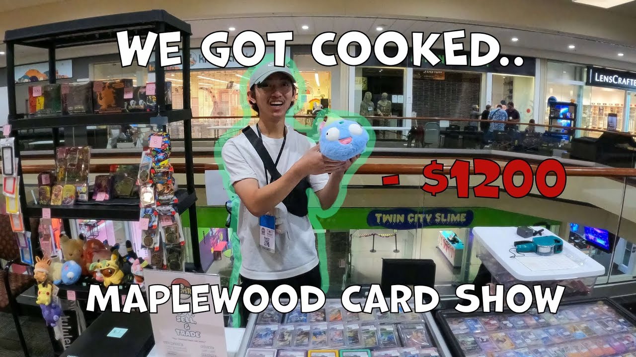 WE GOT COOKED.. | Maplewood Card Show Day 2