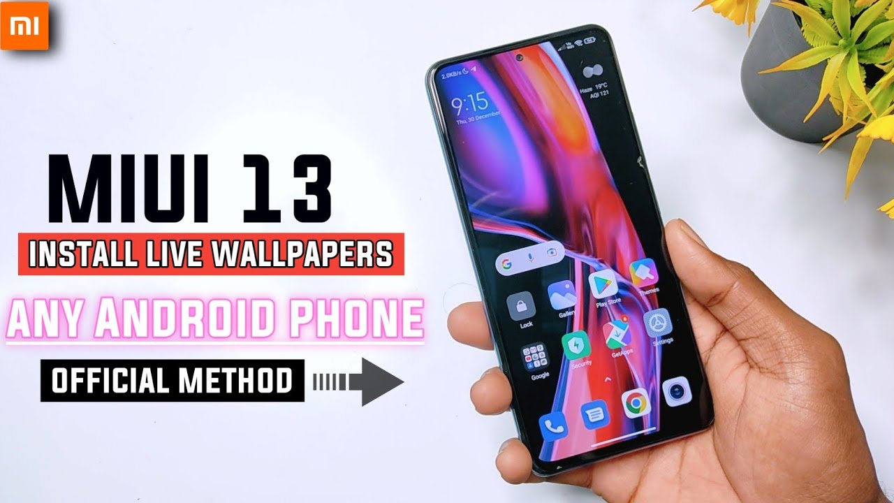 Install MIUI 13 Official Live Wallpapers Any Xiaomi Phone | Install Moltenglass Wallpapers 😍⚡