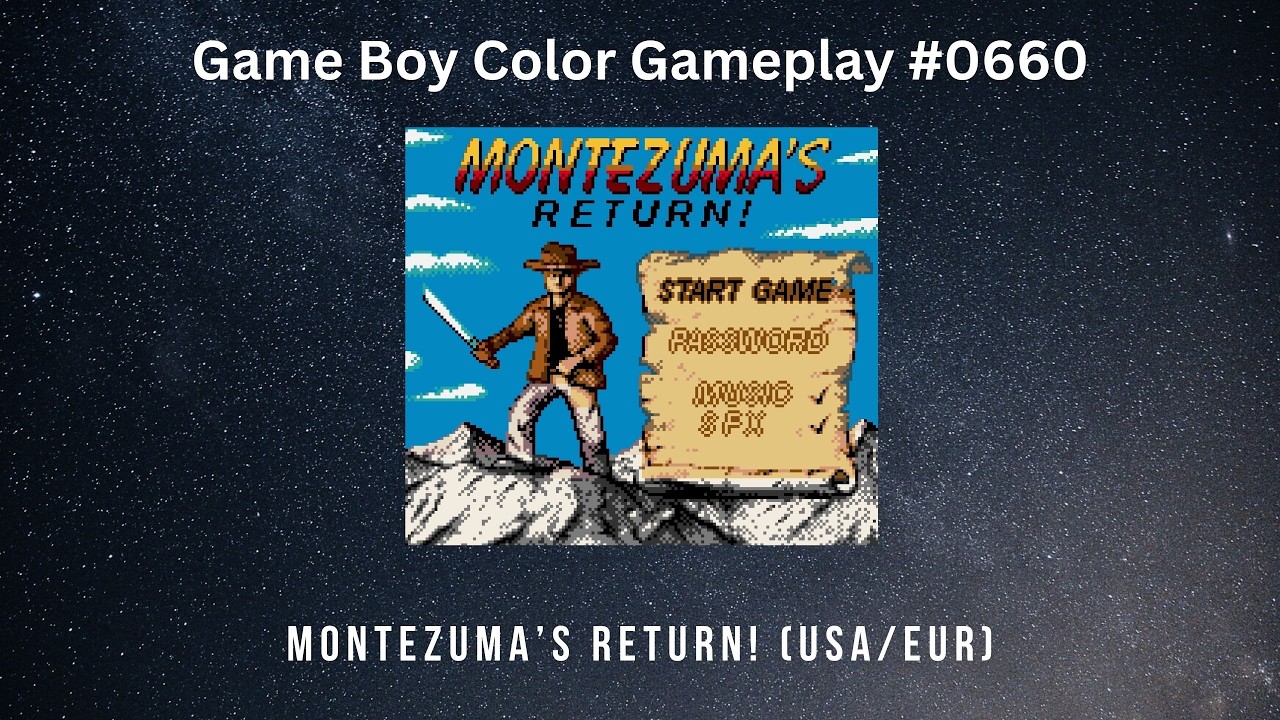 Montezuma's Return! (USA/EUR) (Game Boy Color / Gameplay #0660)