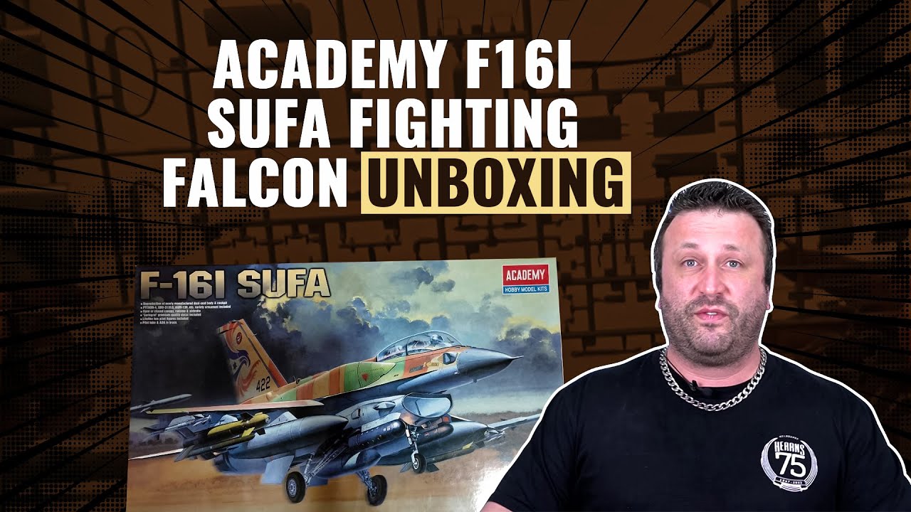 Распаковка ACADEMY F16I SUFA Fighting Falcon | #askhearns