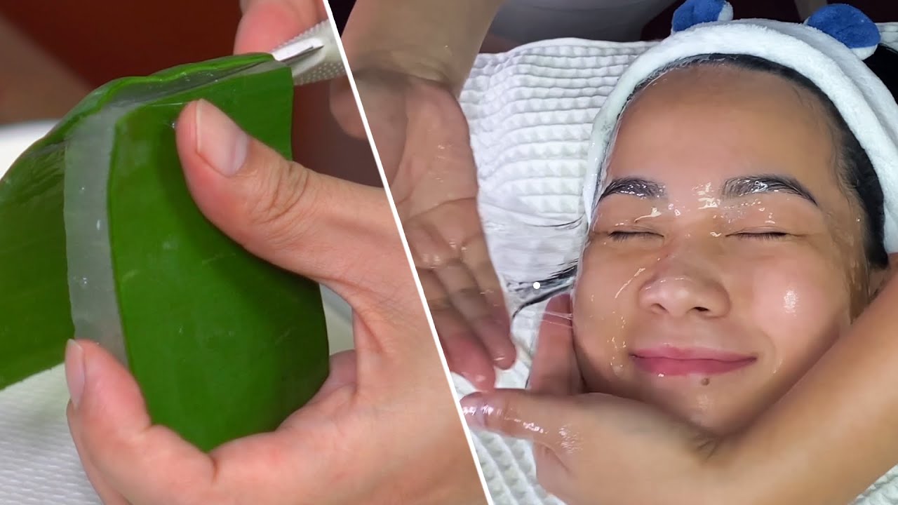 ASMR уход за кожей алоэ вера | REAL SOUND