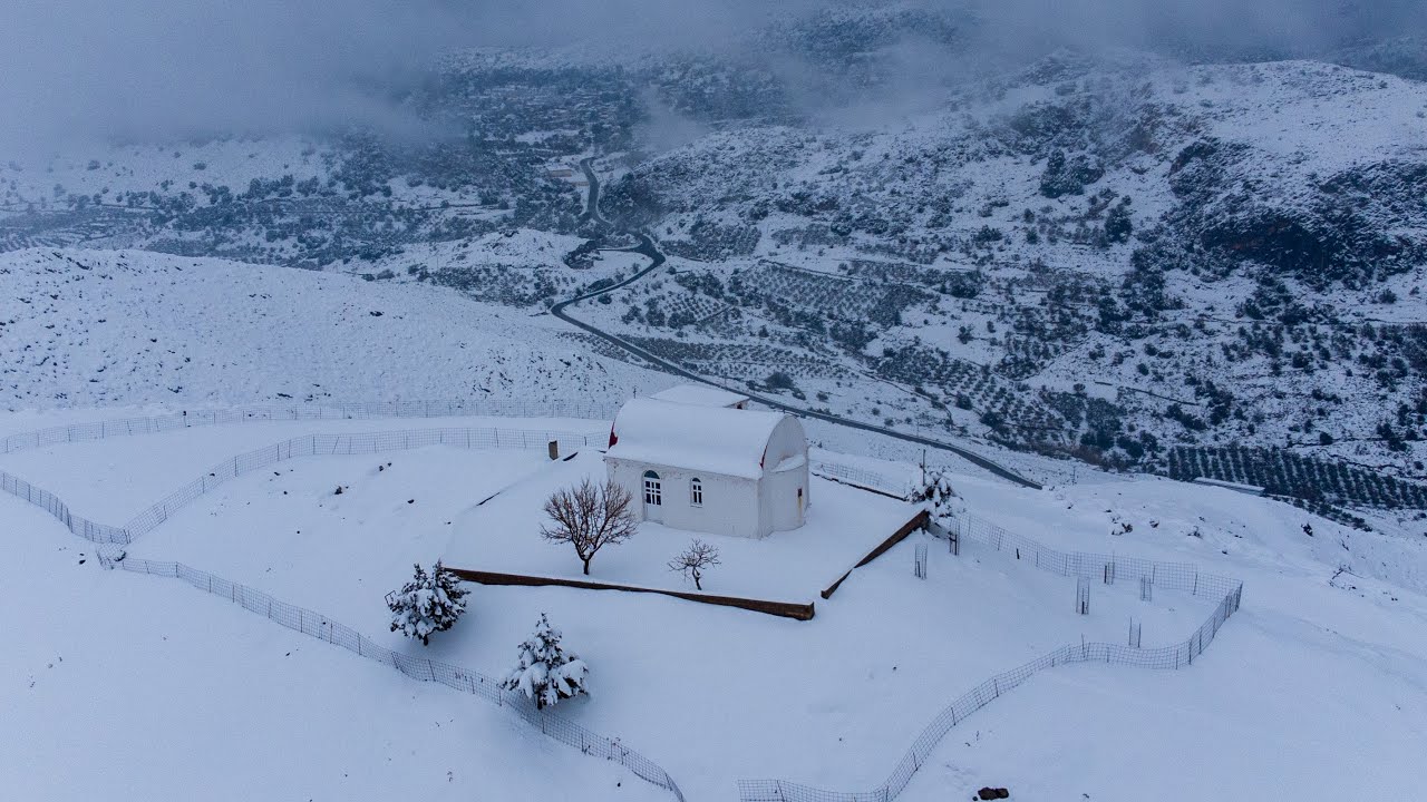 CRETE IN WINTER Profitis Ilias