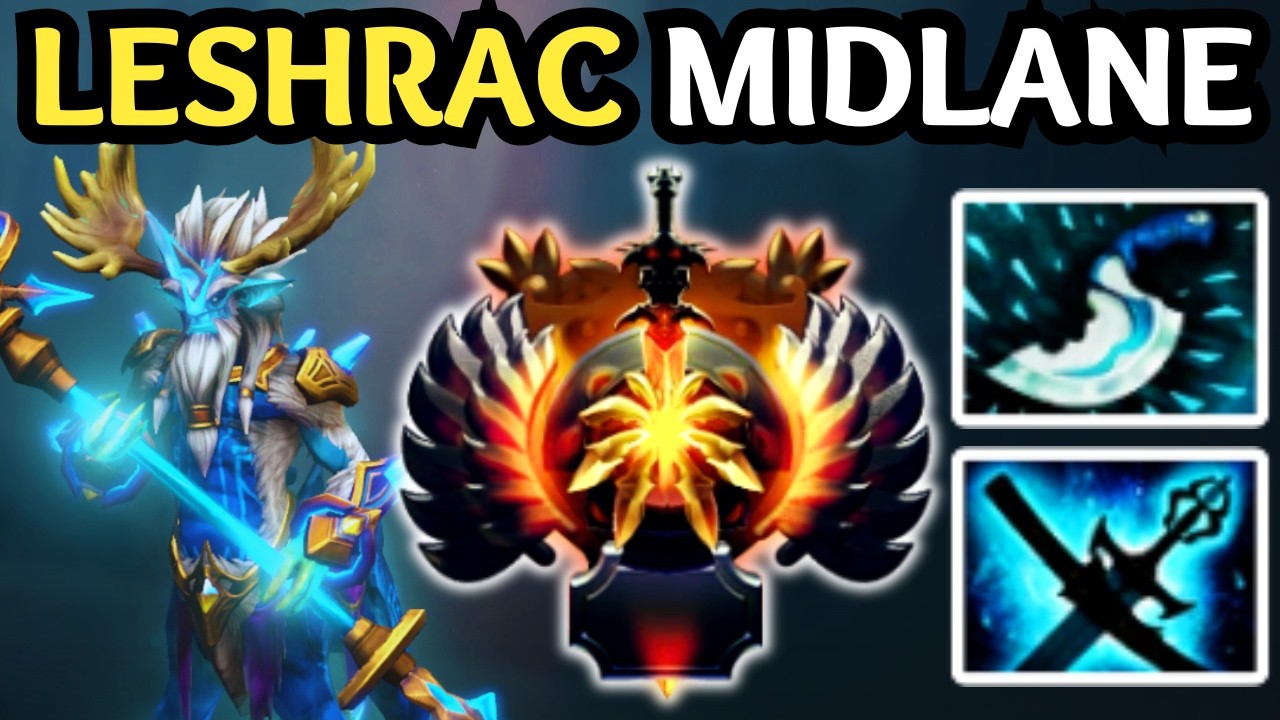 🔥 UNSTOPPABLE LESHRAC MID OF PURE DAMAGE !! DOTA 2 GAMEPLAY 🔥