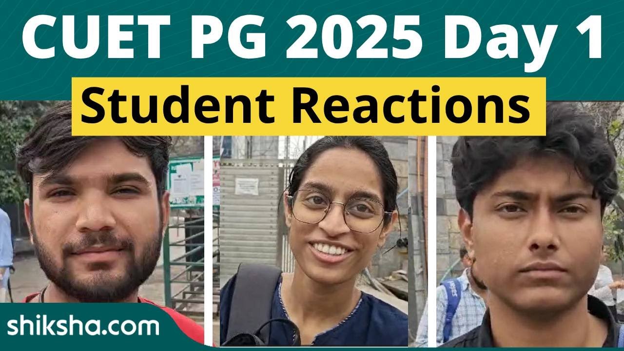 CUET PG 2025 Day 1 Slot 1 Student Reactions