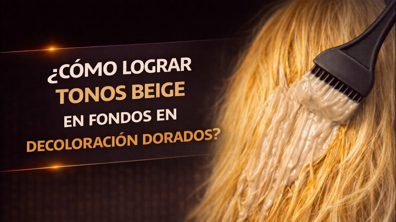 Tonos BEIGE en decoloración nivel 9