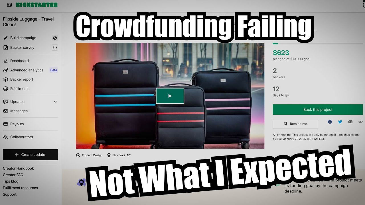 What I learned From My Failed CrowdFunding Attempt