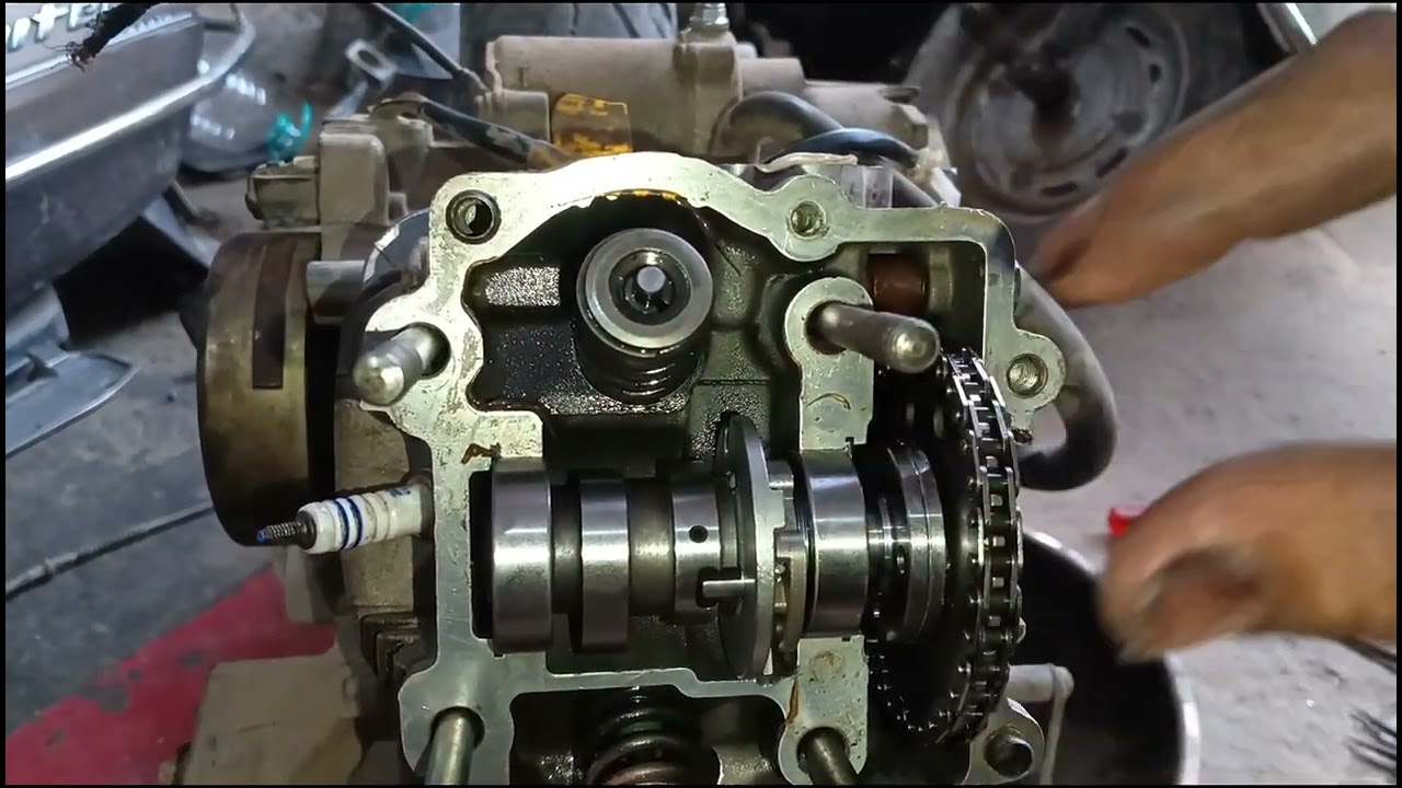 #tvs jupiter engine sound ki problem camshaft मैं फाल्ट आ गया था ••••••••••••••••••••