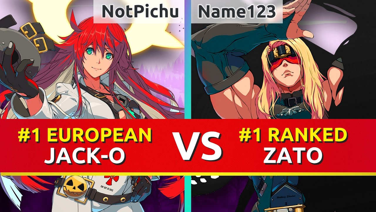 GGST ▰ NotPichu (#1 European Jack-O) vs Name123 (#1 Ranked Zato-1). Guilty Gear Strive