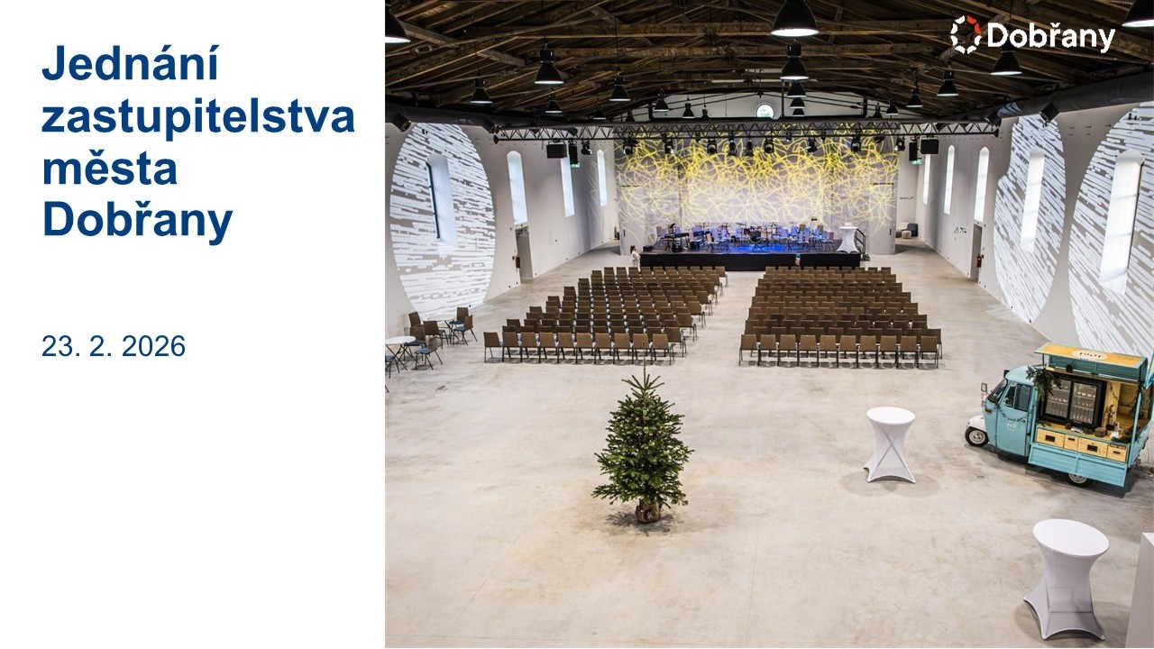 Zastupitelstvo města Dobřany 23.2. 2026