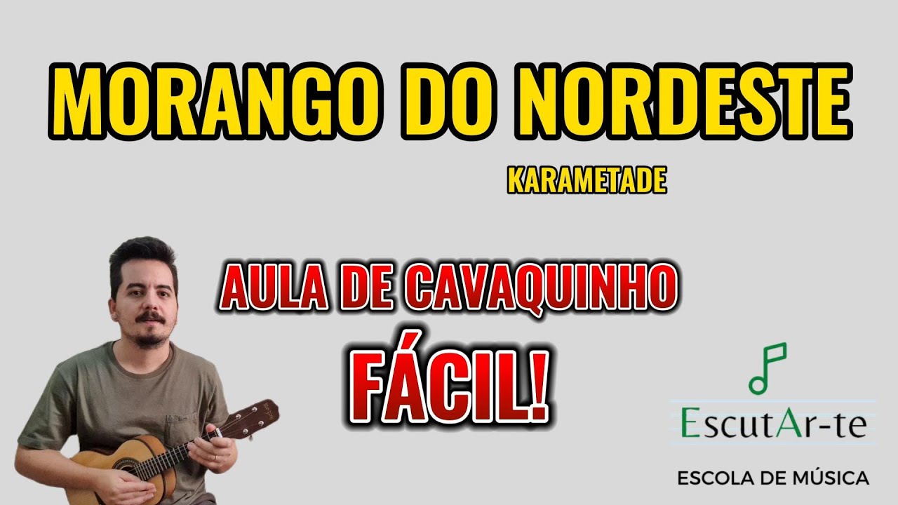 Como tocar Morango do Nordeste, música fácil no Cavaquinho! Clássico do pagode dos anos 2000