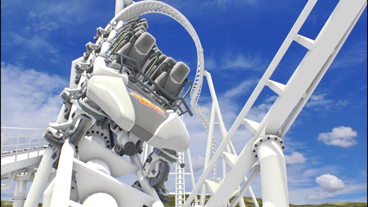 Ghost Rider (nova montanha-russa do Cacau Park) -  Nolimits 2