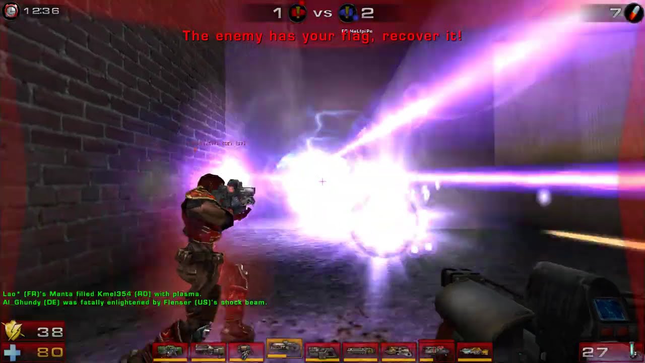 Unreal Tournament 2004 GamePlay | VCTF | 2026-02-15 | Half Pipe | Right | Full Server