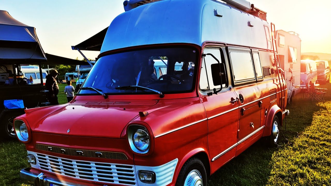 Dietmar´s  legendäres 4. Ford Transit Treffen am Zeltplatz Alpha One in Hameln