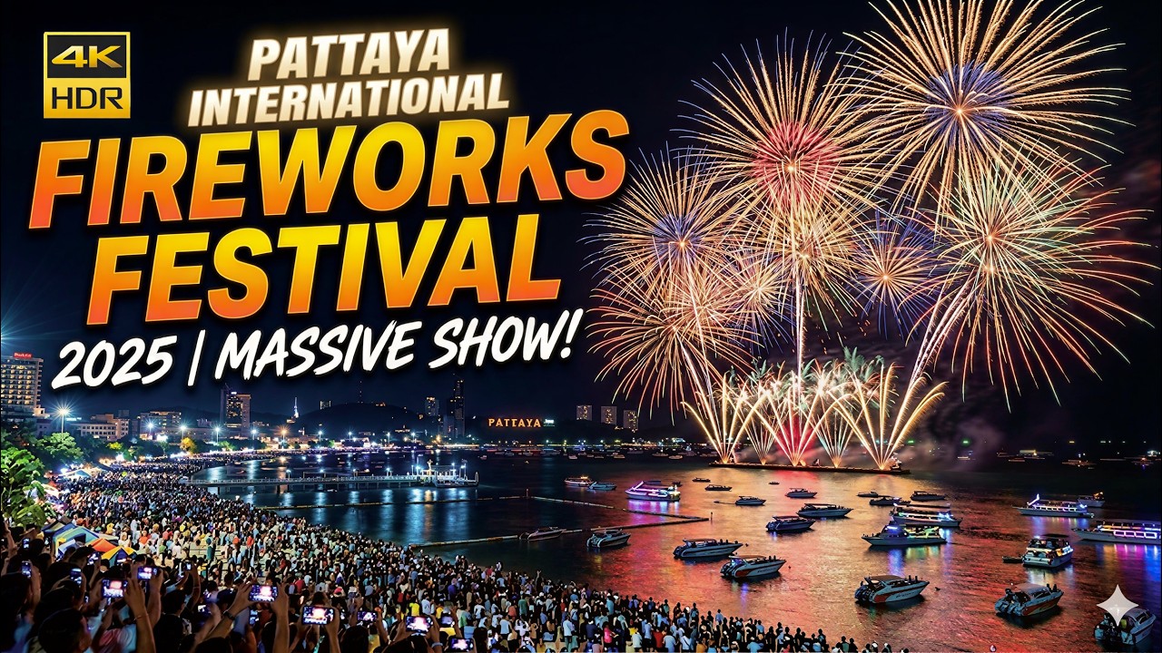 Pattaya International Fireworks Festival 2025, The Most Awaited Festival of the Year!