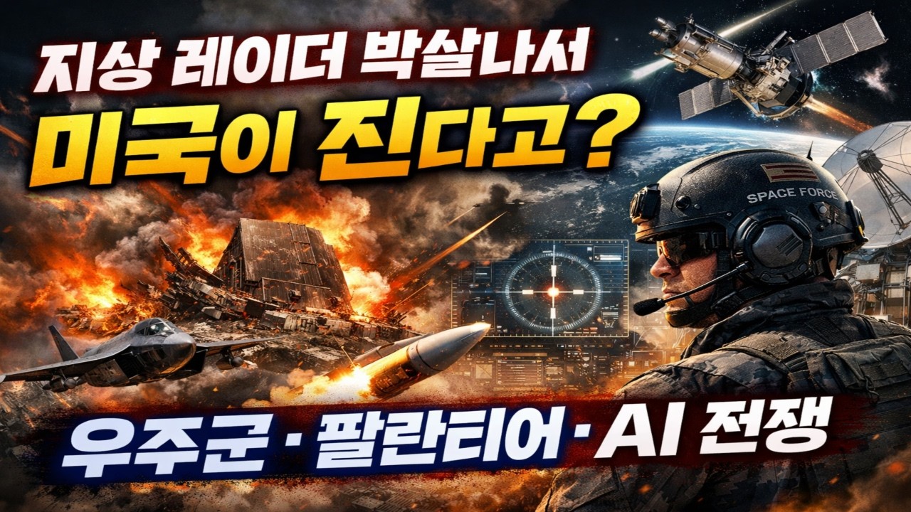 지상 레이더가 박살나서 미국이 진다고? 우주군(Space Force)을 모르는 자들의 착각 (ft. 팔란티어 AIPCon 9)