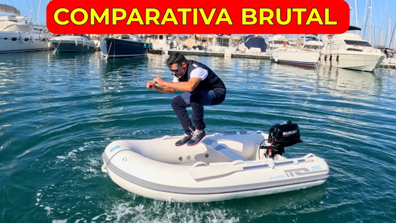 Prueba REAL de 3 embarcaciones auxiliares ¿Hinchable, Rígida o Doble casco? Ep.82