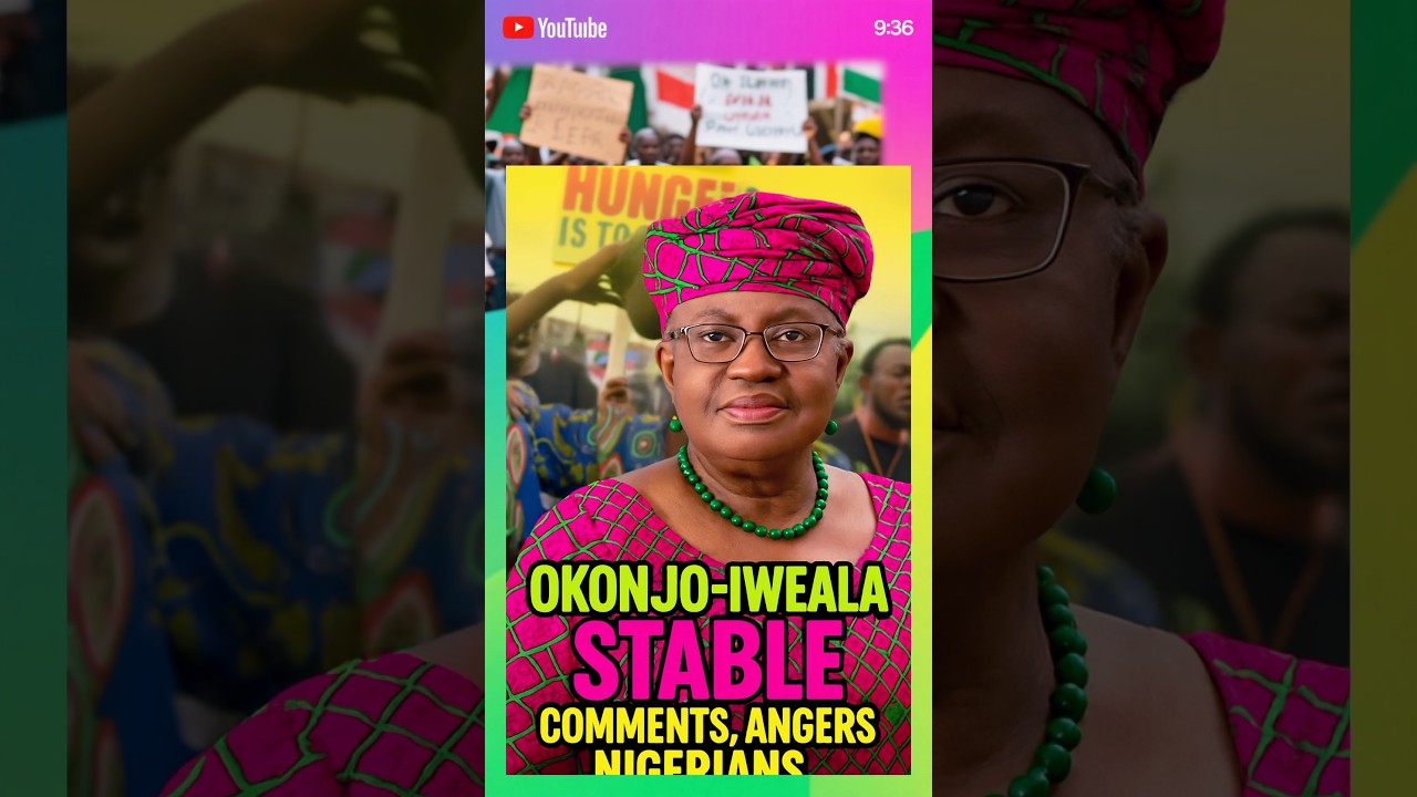 Okonjo-Iweala Stable Comments, Angers Nigerians #nigeriapolitics #economy #tinubu #wto #apc #shorts