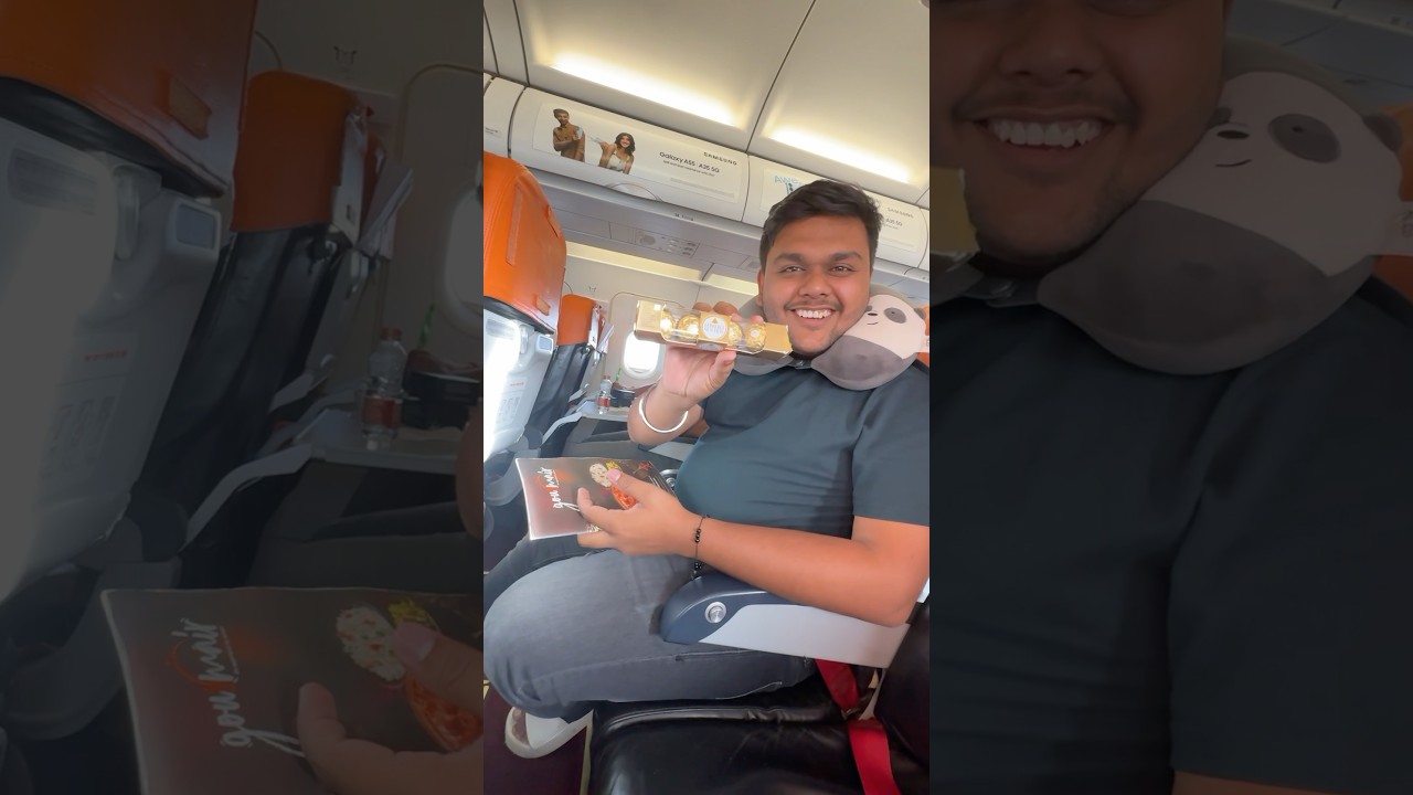 Flight ma Mujhe Kuch Mila&hellip;. #flight #indigo #foodieankit