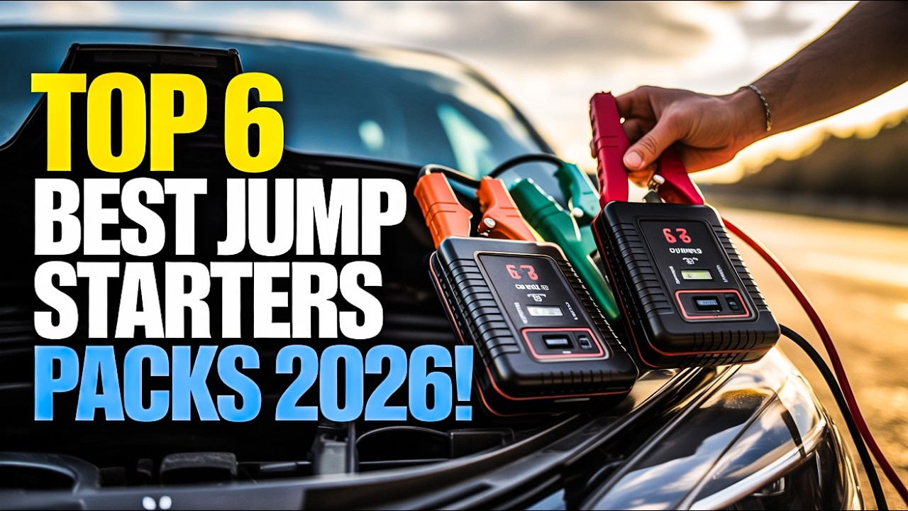 Top 6 Best Car Jump Starter Pack 2026! ✅